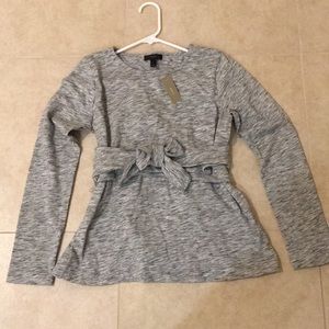 J.Crew women’s split back long sleeve wrap T-shirt